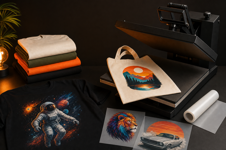 Printing on Tote Bags and Canvas with DTF Transfers