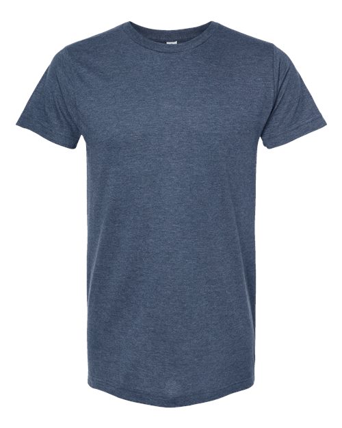 Unisex Fine Jersey T-Shirt - Heather Denim