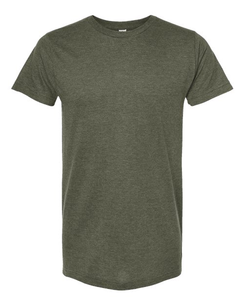 Load image into Gallery viewer, Unisex Fine Jersey T-Shirt - Heather Military Green
