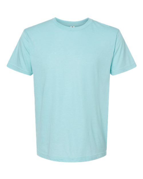 Load image into Gallery viewer, Unisex Fine Jersey T-Shirt - Heather Purist Blue
