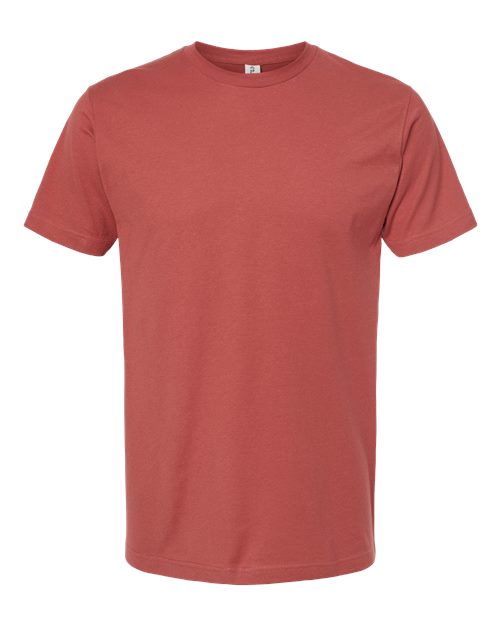 Load image into Gallery viewer, Unisex Fine Jersey T-Shirt - Terracotta
