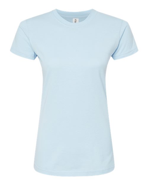 Load image into Gallery viewer, Women's Fine Jersey Slim Fit T-Shirt - Baby Blue
