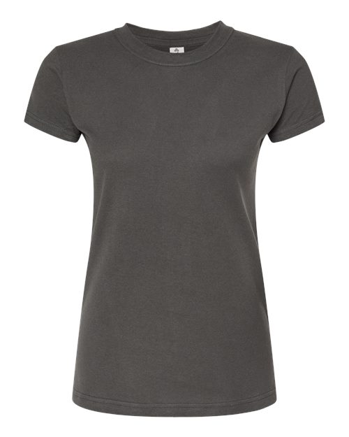 Load image into Gallery viewer, Women's Fine Jersey Slim Fit T-Shirt - Charcoal
