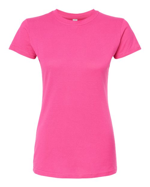 Load image into Gallery viewer, Women's Fine Jersey Slim Fit T-Shirt - Fuchsia
