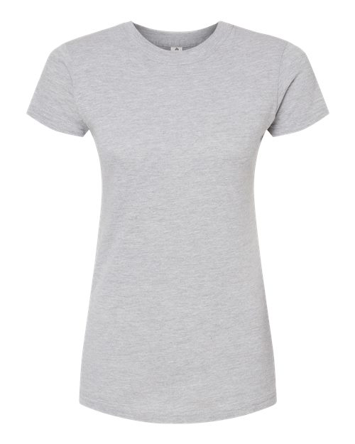 Load image into Gallery viewer, Women's Fine Jersey Slim Fit T-Shirt - Heather Grey
