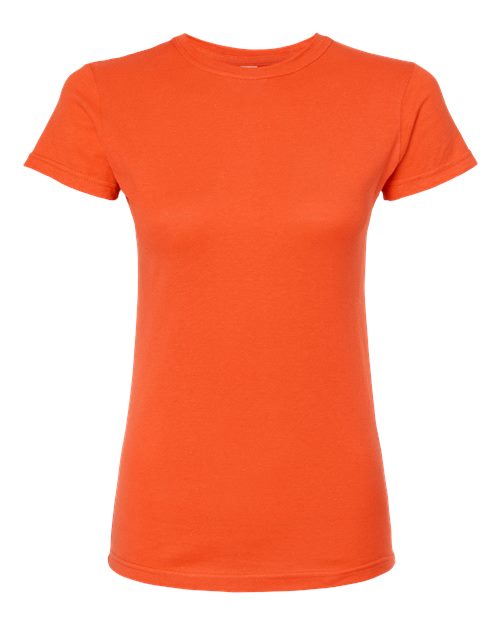 Load image into Gallery viewer, Women's Fine Jersey Slim Fit T-Shirt - Orange
