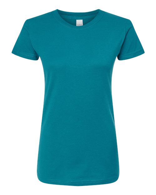 Load image into Gallery viewer, Women's Fine Jersey Slim Fit T-Shirt - Teal
