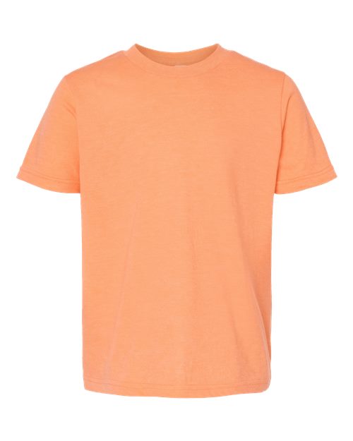Load image into Gallery viewer, Youth Fine Jersey T-Shirt - Heather Cantaloupe
