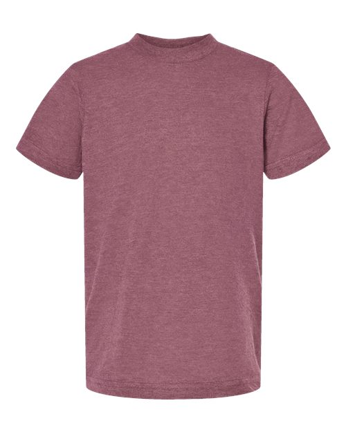 Load image into Gallery viewer, Youth Fine Jersey T-Shirt - Heather Cassis
