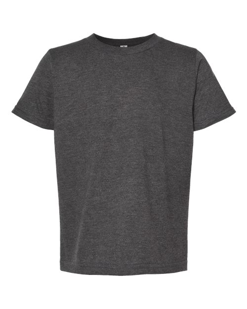 Load image into Gallery viewer, Youth Fine Jersey T-Shirt - Heather Charcoal
