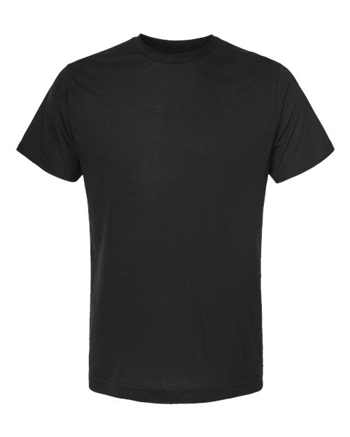 Load image into Gallery viewer, Unisex Poly-Rich T-Shirt - Black

