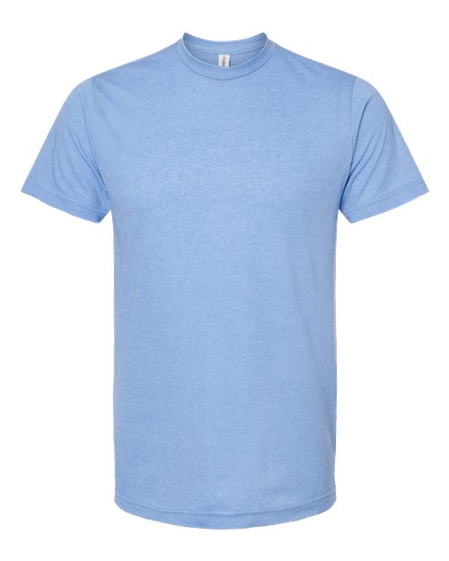 Load image into Gallery viewer, Unisex Poly-Rich T-Shirt - Heather Athletic Blue
