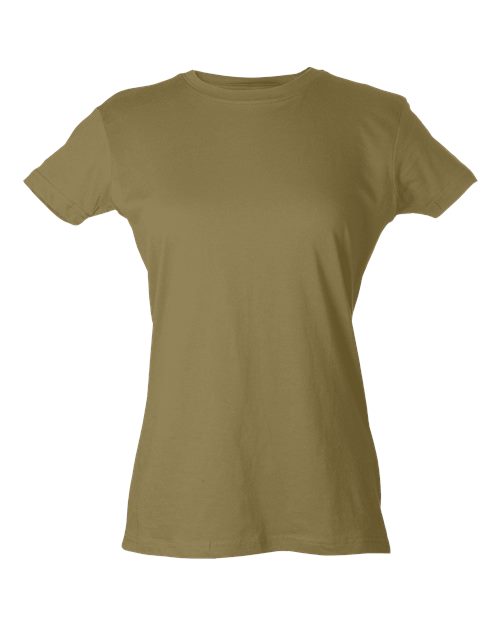 Load image into Gallery viewer, Women's Fine Jersey Slim Fit T-Shirt - Sand (disc)
