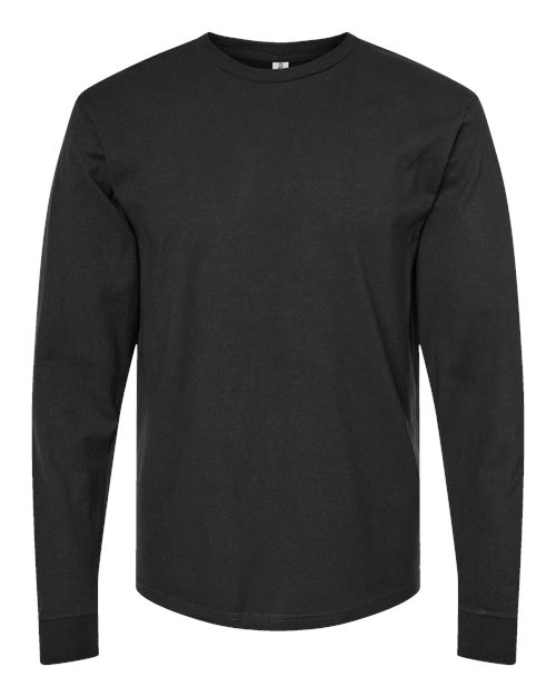 Load image into Gallery viewer, Unisex Heavyweight Jersey Long Sleeve T-Shirt - Black
