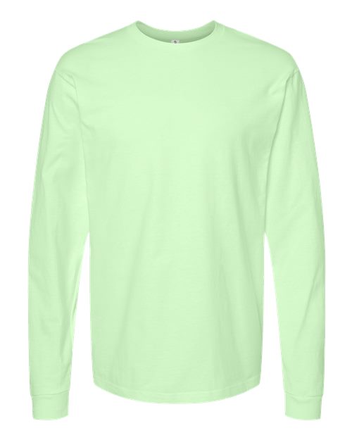 Load image into Gallery viewer, Unisex Heavyweight Jersey Long Sleeve T-Shirt - Neo Mint
