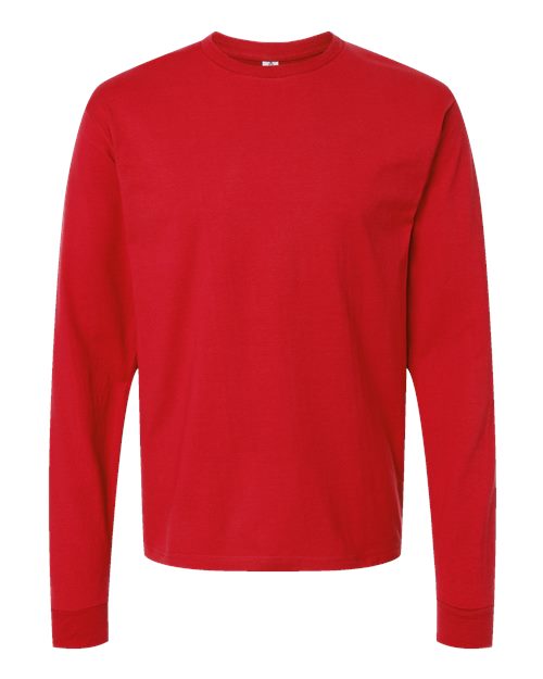 Load image into Gallery viewer, Unisex Heavyweight Jersey Long Sleeve T-Shirt - Red
