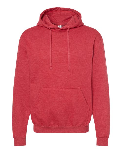 Load image into Gallery viewer, Unisex Fleece Hooded Sweatshirt - Heather Red
