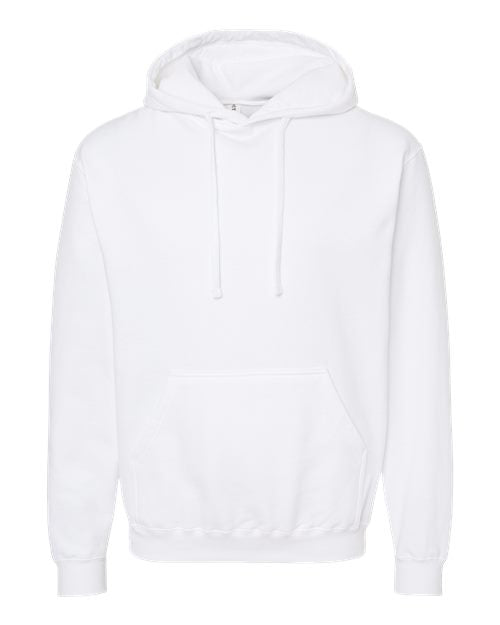 Unisex Fleece Hooded Sweatshirt - White