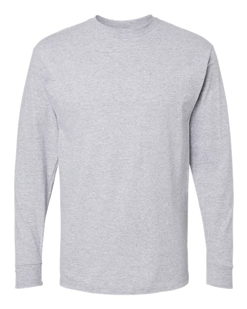 M&O 4820 Unisex Gold Soft Touch Long Sleeve T-Shirt - Athletic Grey