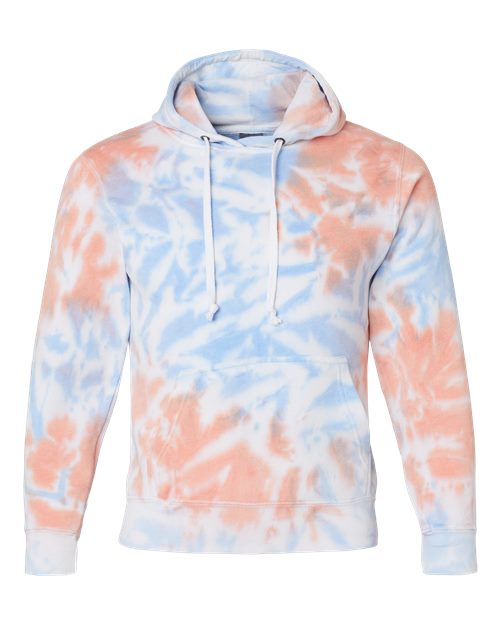 Load image into Gallery viewer, J. America 8861 Men's Tie-Dyed Fleece Hooded Sweatshirt - Sunset Tie Dye
