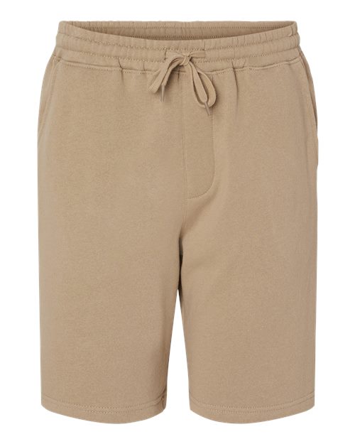 Load image into Gallery viewer, Independent Trading Co. IND20SRT Men's Midweight Fleece Shorts - Sandstone
