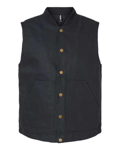 Independent Trading Co. EXP560V Men's Insulated Canvas Workwear Vest - Black