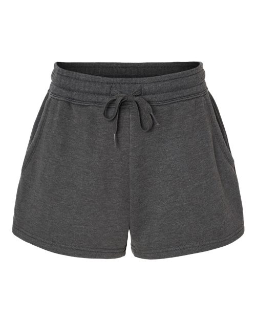 Load image into Gallery viewer, Independent Trading Co. PRM20SRT Women’s Lightweight California Wave Wash Fleece Shorts - Shadow
