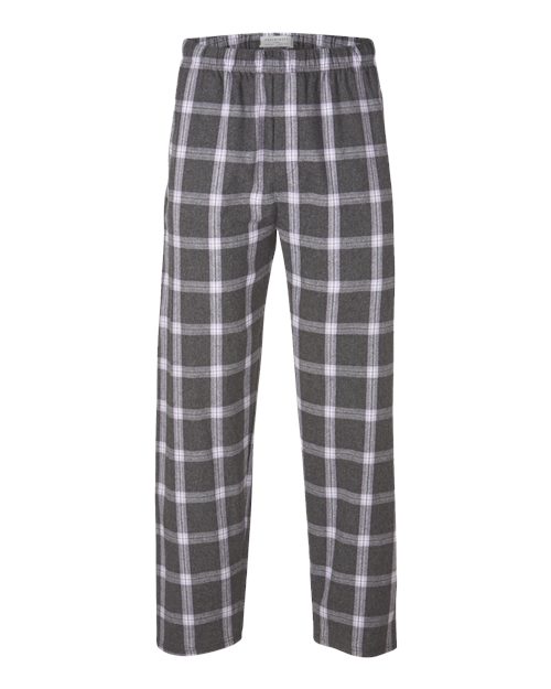 Boxercraft BM6624 Men's Harley Flannel Pants - Charcoal Lavender Tomboy Plaid