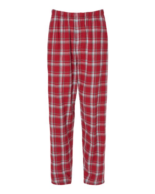 Boxercraft BM6624 Men's Harley Flannel Pants - Heritage Garnet Plaid