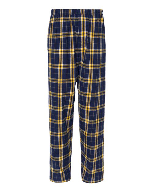 Load image into Gallery viewer, Boxercraft BM6624 Men's Harley Flannel Pants - Navy/ Gold
