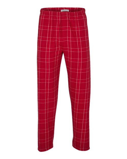 Boxercraft BM6624 Men's Harley Flannel Pants - Crimson Field Day Plaid