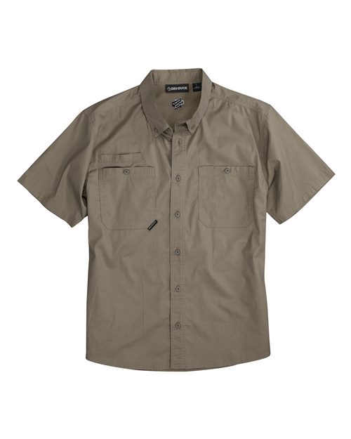 DRI DUCK 4451 Men's Craftsman Woven Short Sleeve Shirt - Rope