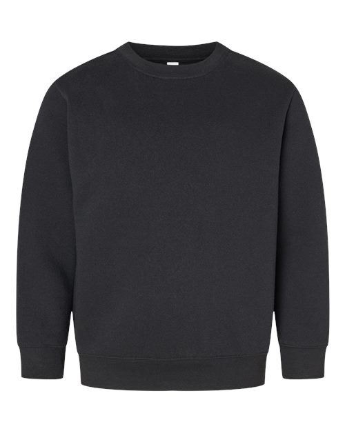 LAT 2225 Youth Crewneck Sweatshirt - Black