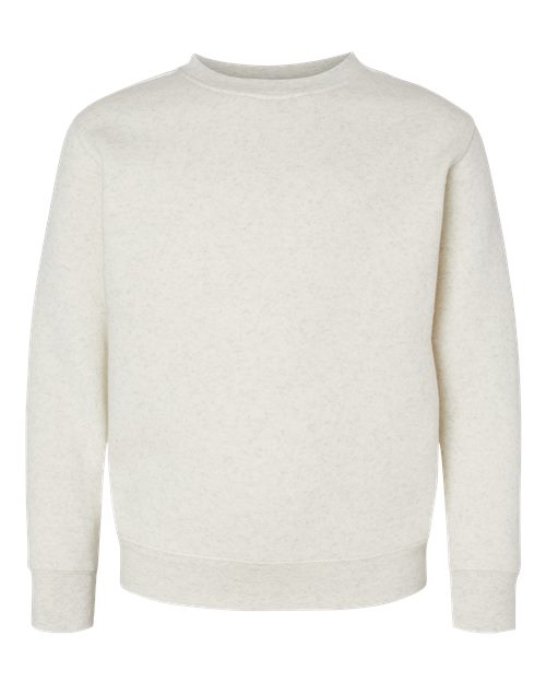 LAT 2225 Youth Crewneck Sweatshirt - Natural Heather