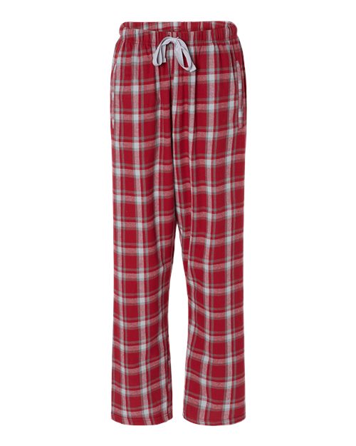 Boxercraft BW6620 Women's Haley Flannel Pants - Heritage Garnet Plaid
