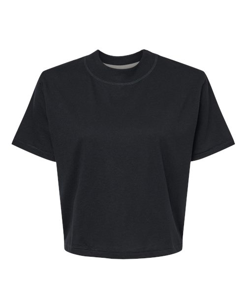Load image into Gallery viewer, LAT 3518 Women's Boxy Tee - Blended Black
