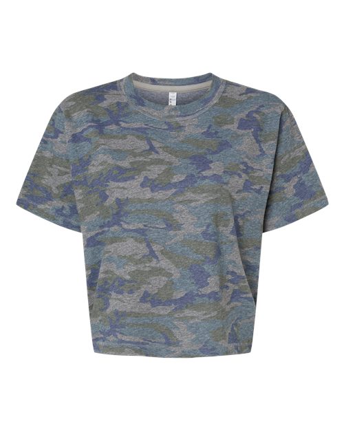 Load image into Gallery viewer, LAT 3518 Women's Boxy Tee - Vintage Camo

