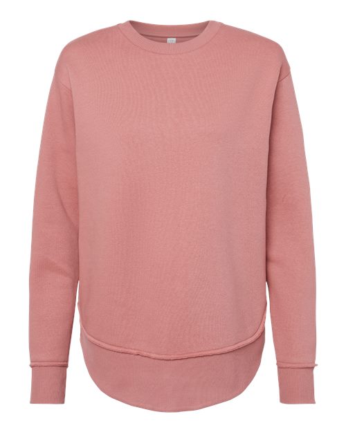 LAT 3525 Women's Weekend Crewneck Sweatshirt - Mauvelous