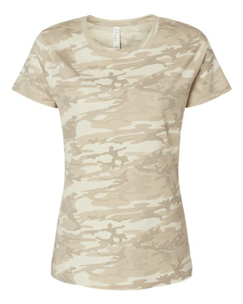 Load image into Gallery viewer, LAT 3516 Women's Fine Jersey Tee - Natural Camo
