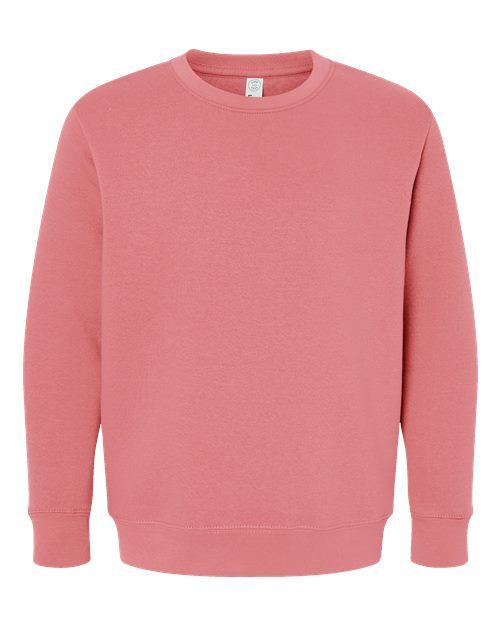 LAT 2225 Youth Crewneck Sweatshirt - Mauvelous