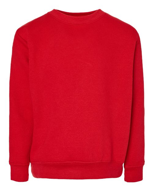 Load image into Gallery viewer, LAT 2225 Youth Crewneck Sweatshirt - Red
