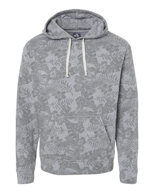 Load image into Gallery viewer, J. America 8871 Men's Triblend Fleece Hooded Sweatshirt - Grey Aloha Triblend
