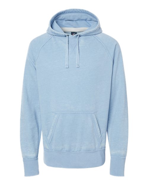 Load image into Gallery viewer, J. America 8915 Men's Vintage Zen Fleece Hooded Sweatshirt - Chambray
