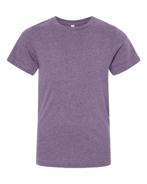 Load image into Gallery viewer, LAT 6101 Youth Fine Jersey Tee - Wisteria Blackout
