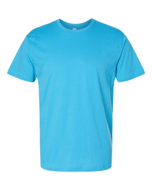 LAT 6901 Unisex Fine Jersey Tee - Aqua
