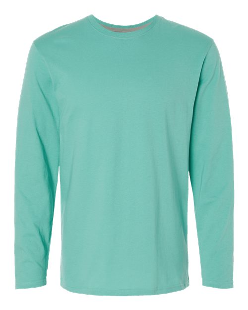 LAT 6918 Unisex Fine Jersey Long Sleeve Tee - Saltwater