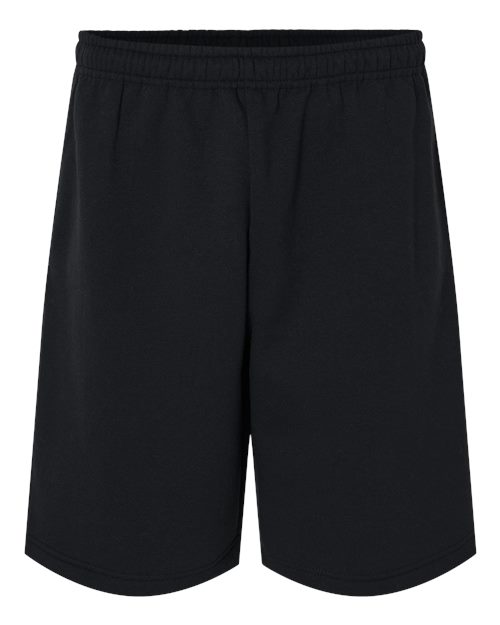 JERZEES 978MPR Unisex Nublend® Fleece Shorts - Black