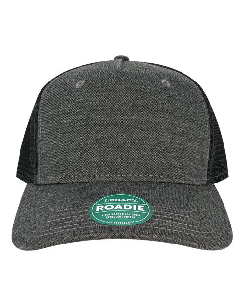 LEGACY ROADIE Five-Panel Adjustable Cap - Black/ Black