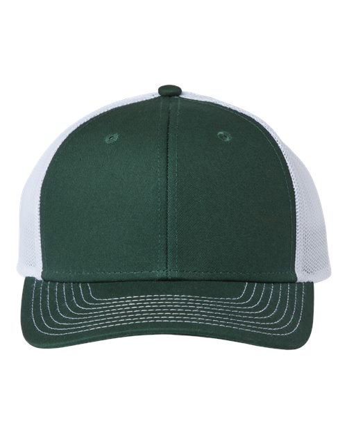 Load image into Gallery viewer, The Game GB452E Everyday Trucker Cap - Dark Green/ White

