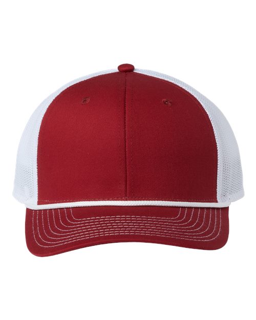 Load image into Gallery viewer, The Game GB452R Everyday Rope Trucker Cap - Cardinal/ White
